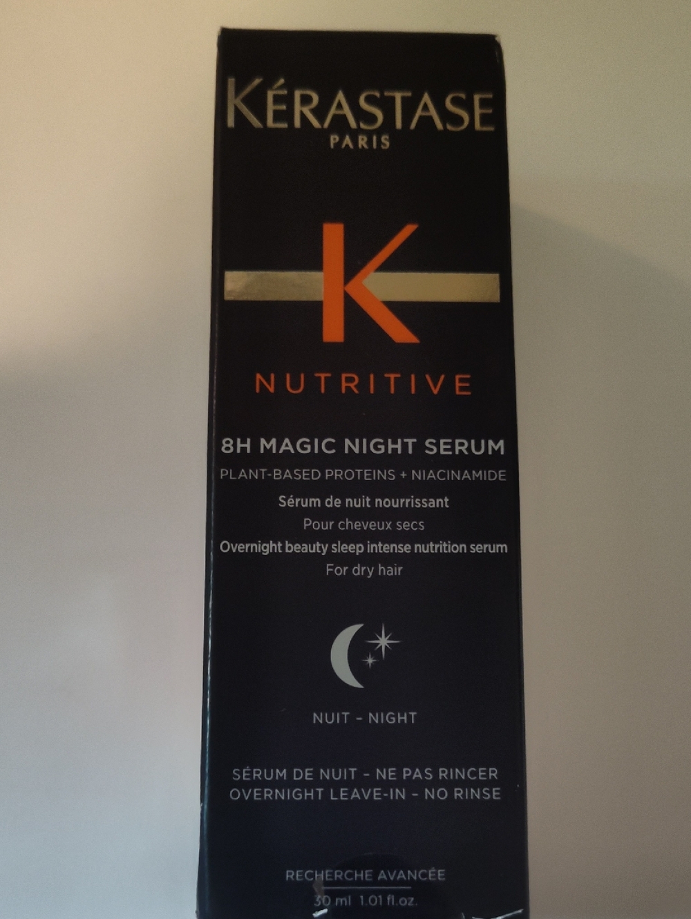 Kérastase Nutritive 8H Magic Night Serum - Black & Orange